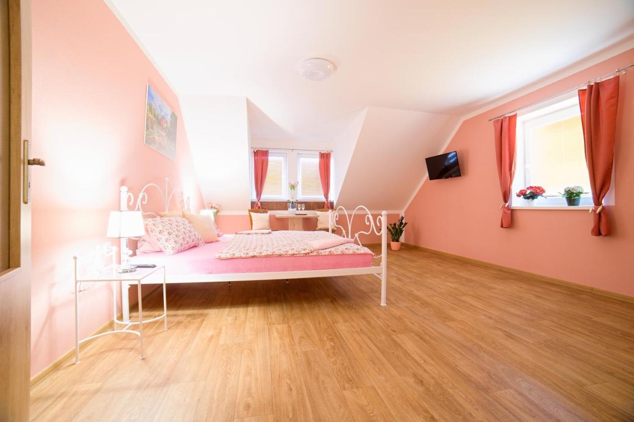 Penzion A Restaurace Zlatovlaska U Zamku Cervena Lhota Jizna エクステリア 写真